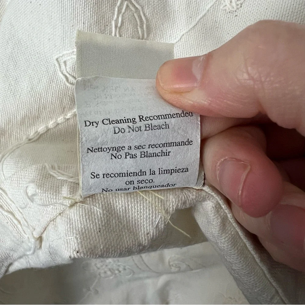 Waverly floral embroidered
